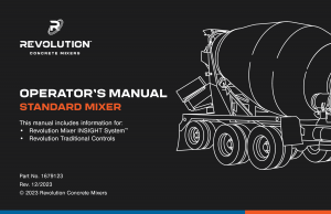 standard mixer operator manual
